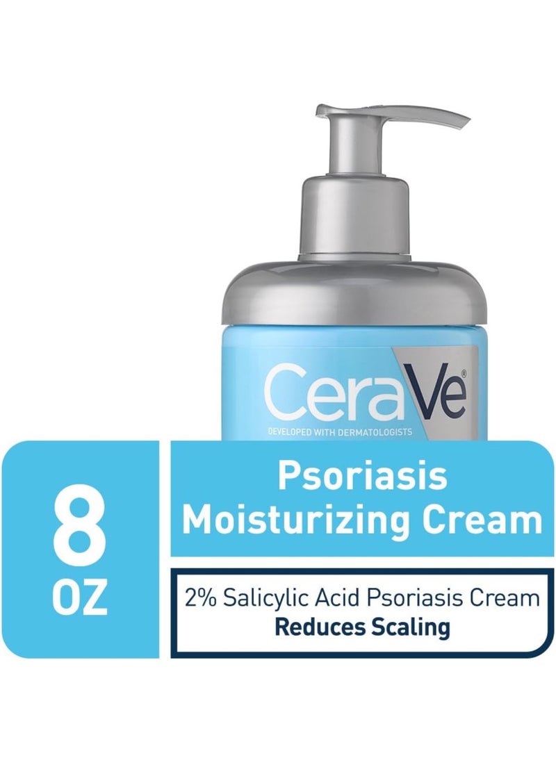 CeraVe Moisturizing Cream For Psoriasis Treatment, 8 Oz, 8 Ounce (Pack of 1)