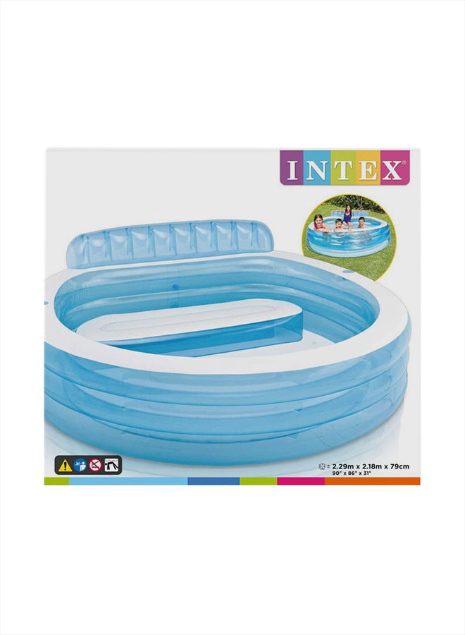 Intex - Swim Center Family Lounge Pool Ages 3+ 229x218x79cm