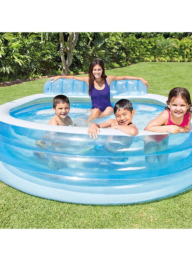 Intex - Swim Center Family Lounge Pool Ages 3+ 229x218x79cm