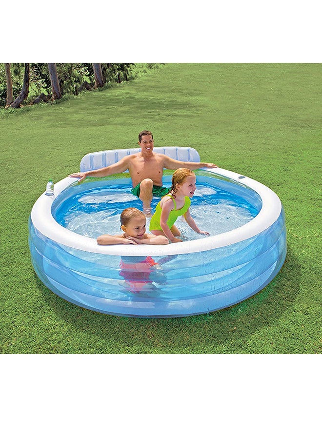 Intex - Swim Center Family Lounge Pool Ages 3+ 229x218x79cm