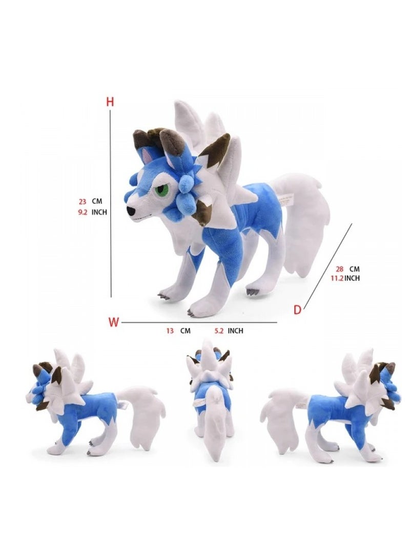 1-Piece Pocket Monsters Figure Lycanroc Plush Toys 23cm