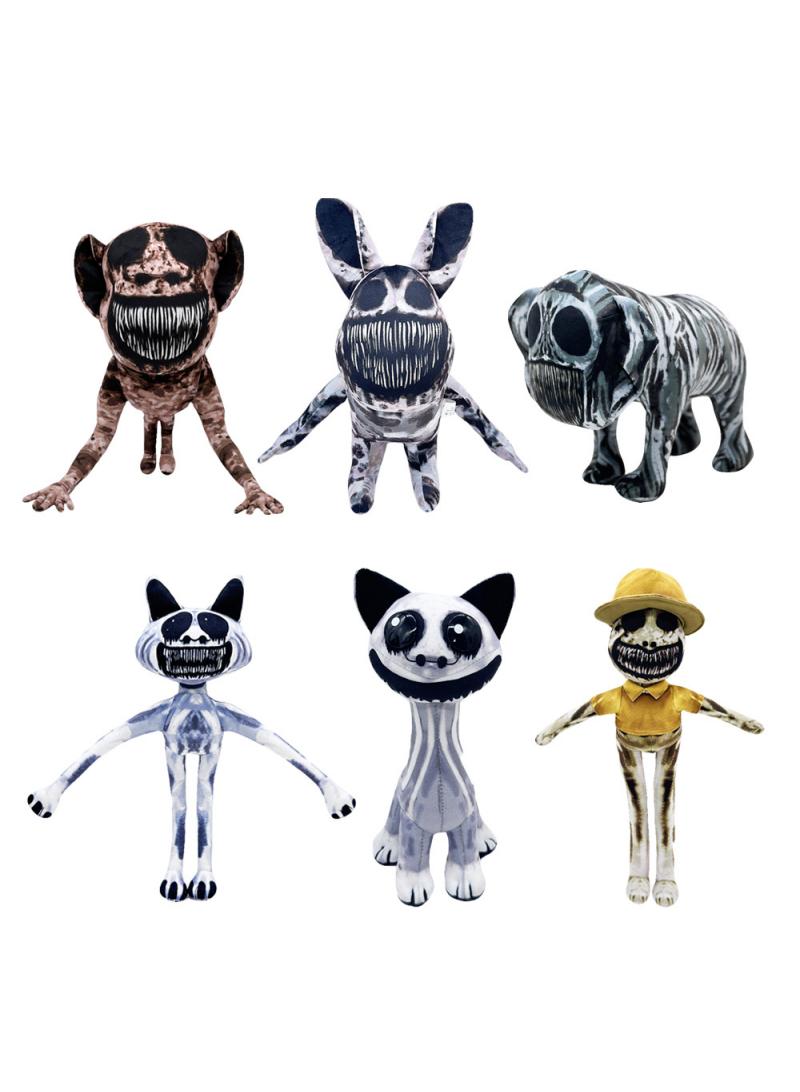 6 Pcs ZOONOMALY Game Plush Toys Set For Fans Gift Horror Stuffed Figure Doll For Kids And Adults Great Birthday Stuffers For Boys Girls