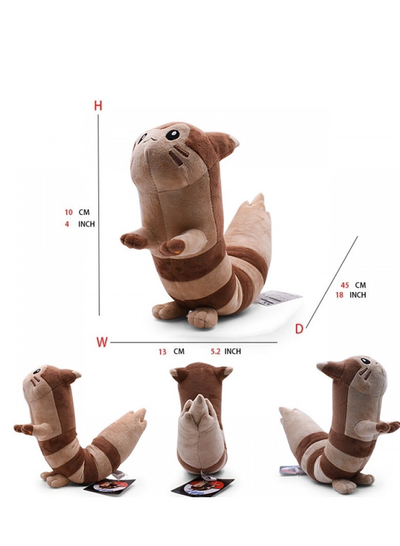 1-Piece Pocket Monsters Figure Furret Plush Toys 45cm