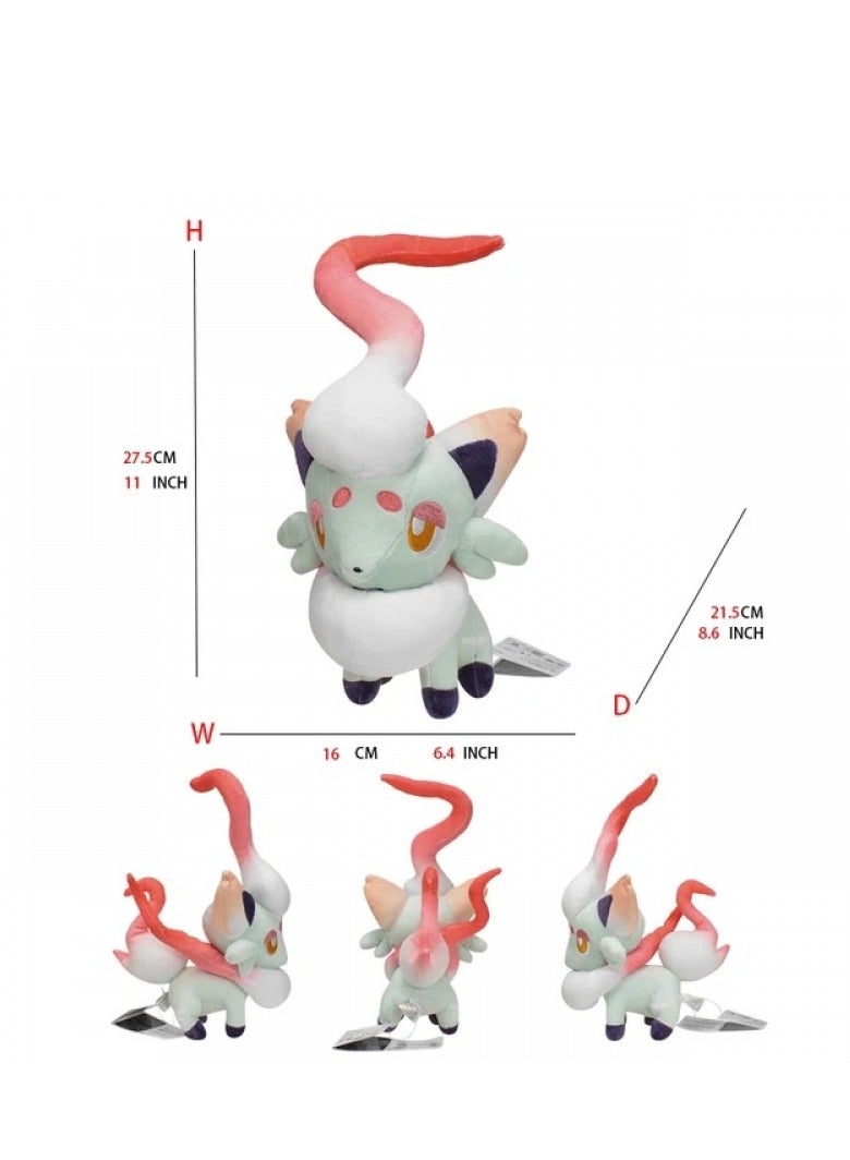 1-Piece Pocket Monsters Figure Zorua Plush Toys 27.5cm