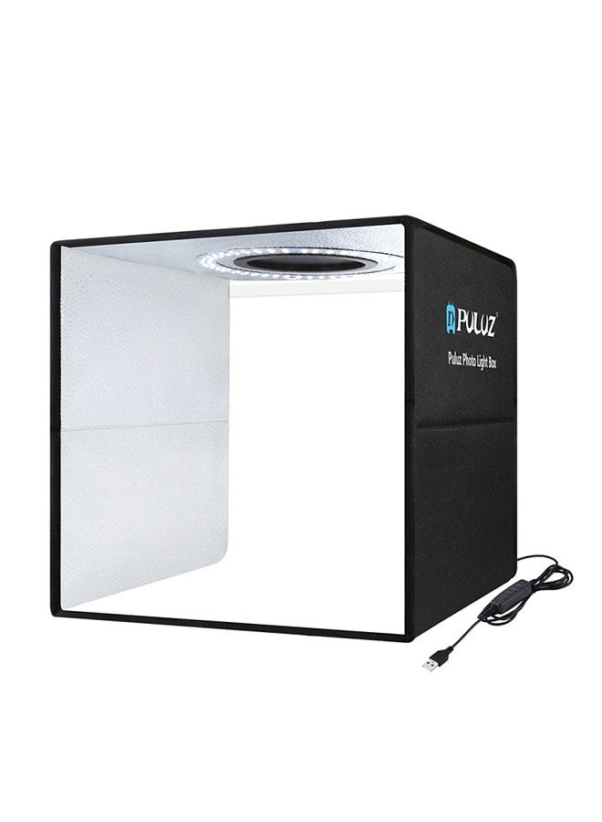 PULUZ Lightbox Mini Photo Studio Light Box with 6 Color Backdrops Photo Shooting Tent Kit 80Pcs LED Light Room Foldable Photography Lighting
