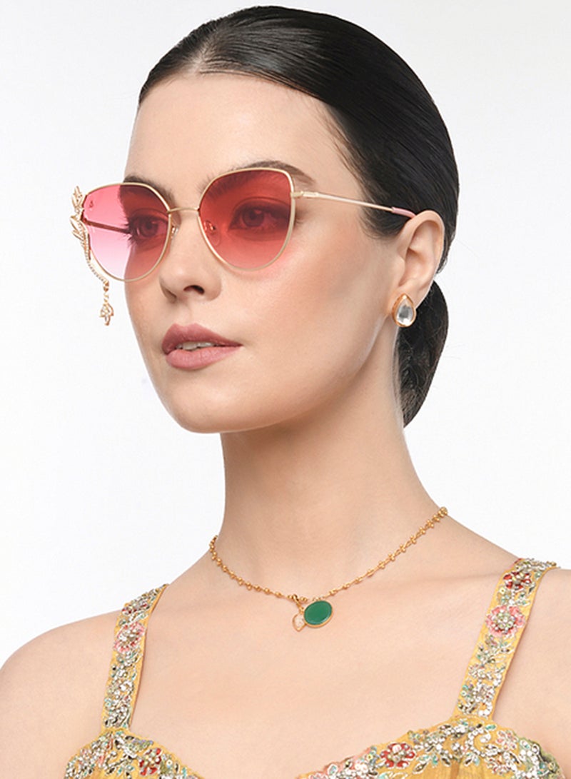 Women's Polarized Cat Eye Sunglasses VC S16469