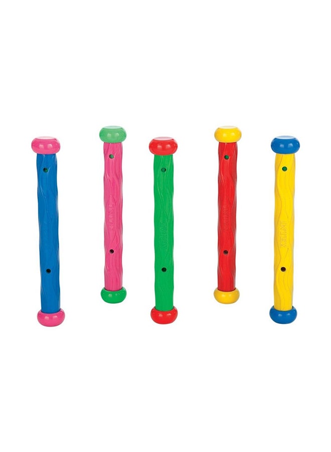 5-Piece Underwater Play Sticks 15.87x3.17x29.21cm