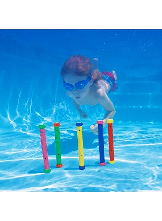 5-Piece Underwater Play Sticks 15.87x3.17x29.21cm