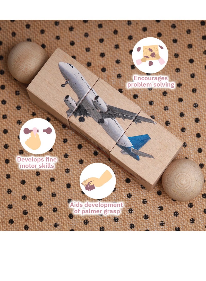 Rotating Puzzle - Modes of transport for Toddlers