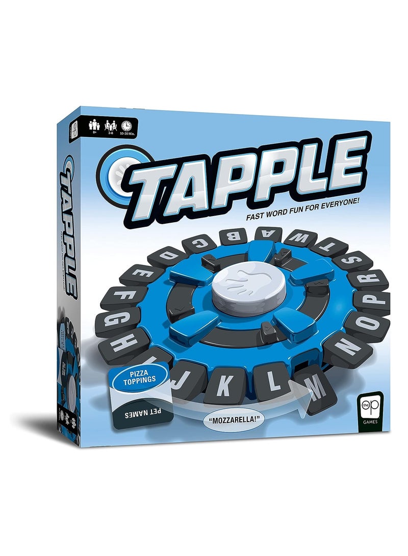 Tapple Word Game by USAopoly, Fast-Paced Family Board Game