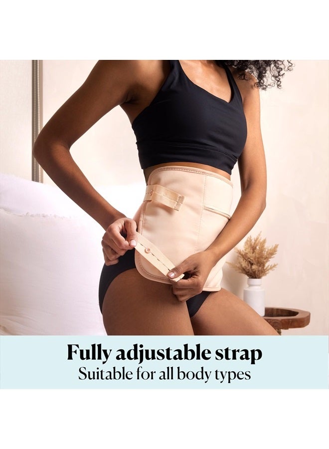 16oz Castor Oil w/Wraps | Reusable Organic Castor Oil Pack | Adjustable Elastic Straps Cotton Durable Easy to Use