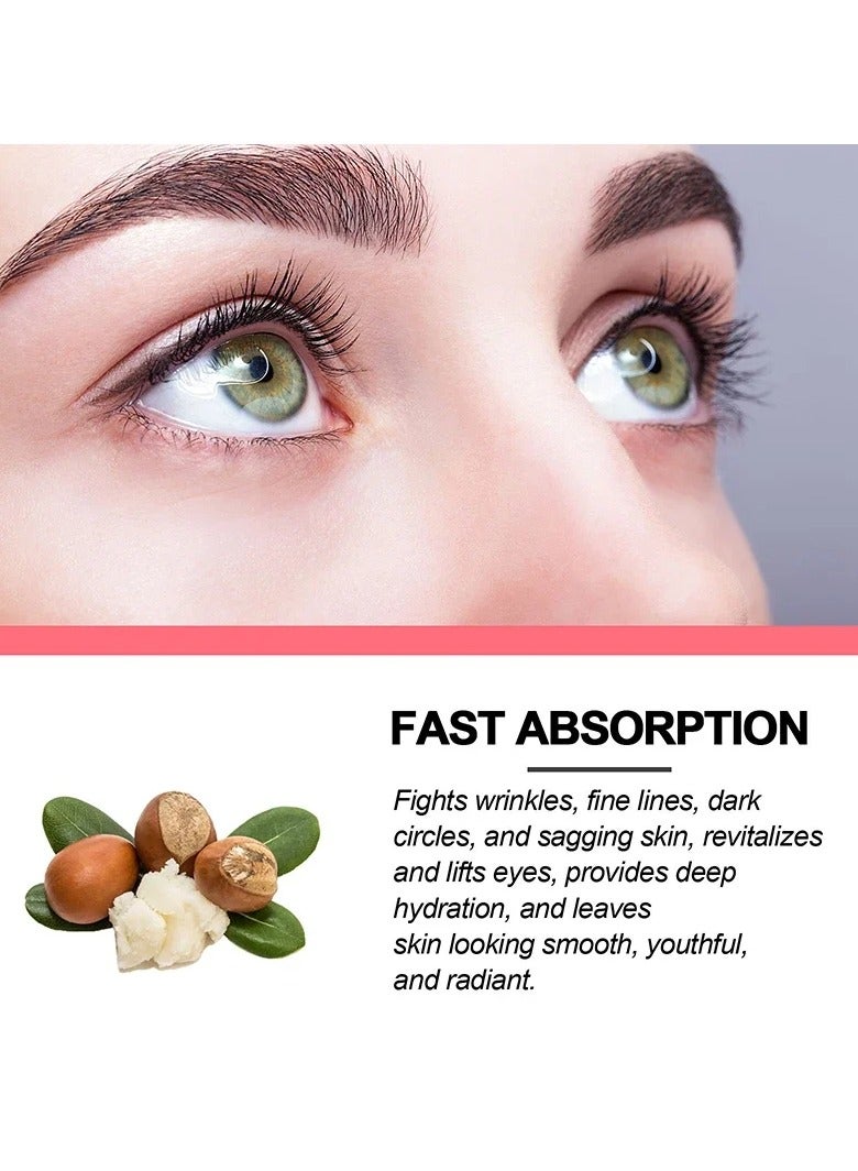 Retinol Eye Stick, Brightening Anti Aging Under Eye Cream, Eye Moisturizing Hydration Nourishing Eyes Serum, Vegan Ingredients Brightening Eye Balm For Reducing Fine Lines And Dark Circles