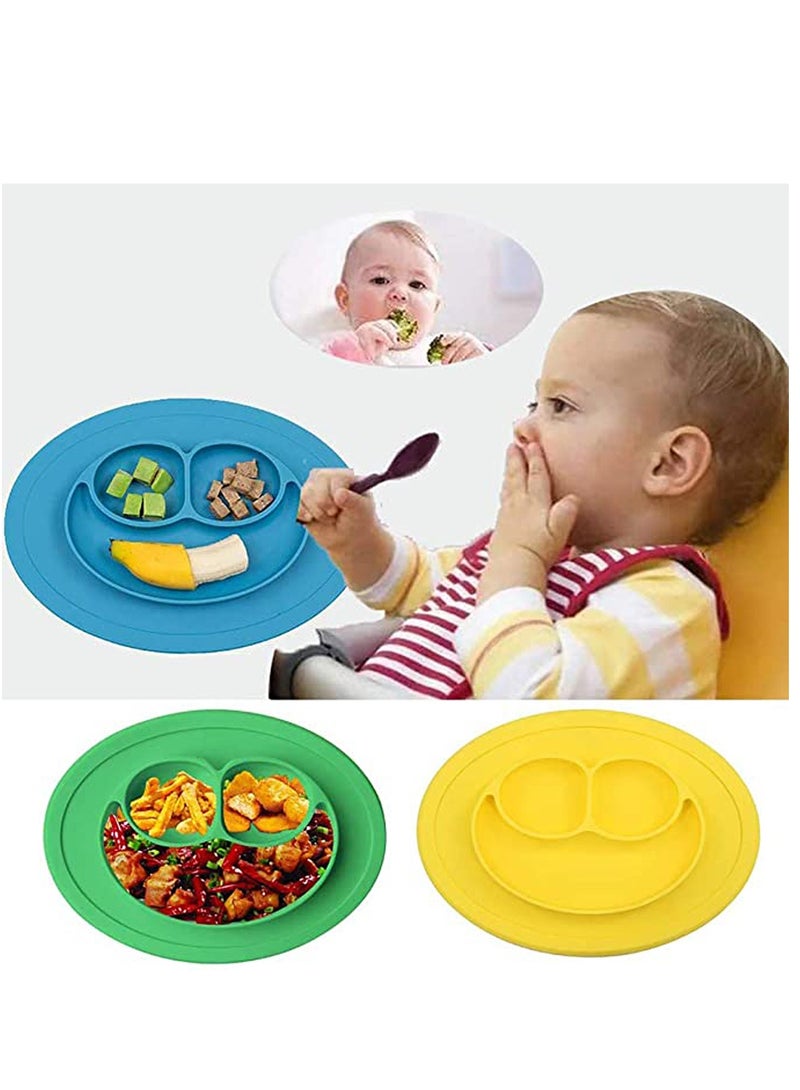 Toddler Plate, Portable Baby Plates for Toddlers and Kids, Approved Strong Suction Plates for Toddlers