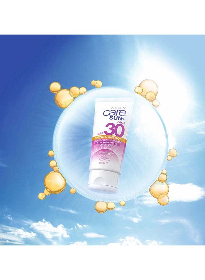 Care - Sun+ SPF 30 Shine Control Facial Sun Cream 50ml