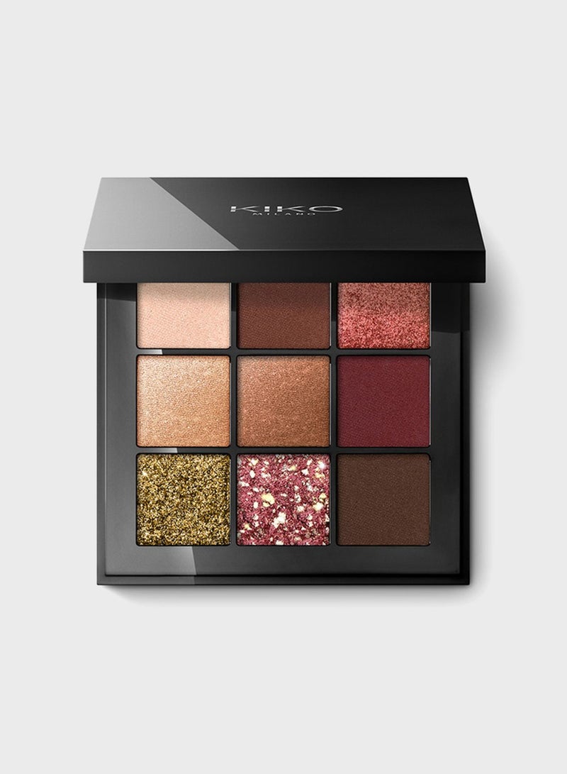 Glamour Multi Finish Eyeshadow Palette - 03 Burgundy Notes