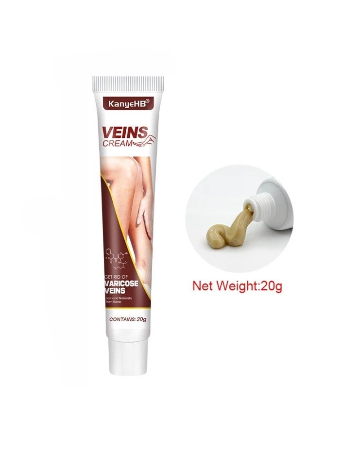 Varicose Veins Remove Cream, Blood Circulation Vein Care Leg Cream, Vasculitis Phlebitis Foot Care Ointment, Pain Relief Therapy Firming Vein Lotion For Treatment Of Varicose Veins