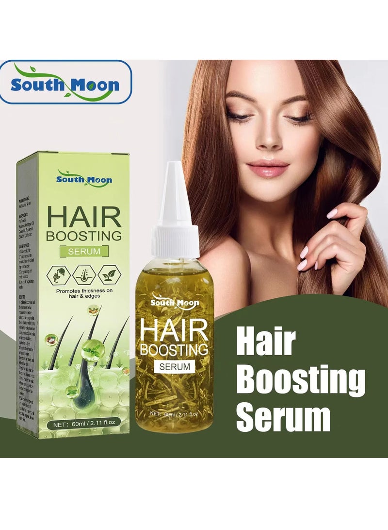 Hair Growth Essential Oil. Natural Hair Thickening Oil, Nourishing And Strengthening Hair Growth Essence, Safe Simple And Effective Hair Treatment Oil For Repairing Baldness And Hair Loss