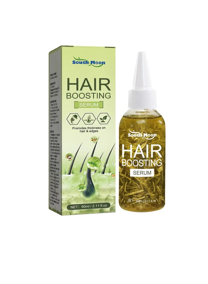 Hair Growth Essential Oil. Natural Hair Thickening Oil, Nourishing And Strengthening Hair Growth Essence, Safe Simple And Effective Hair Treatment Oil For Repairing Baldness And Hair Loss