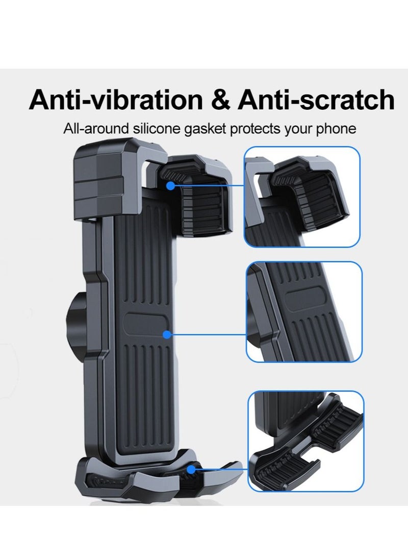 Phone Holder for Bike and Motorcycle Phone Mount Bicycle Cell Phone Mount Clamp for Handlebar