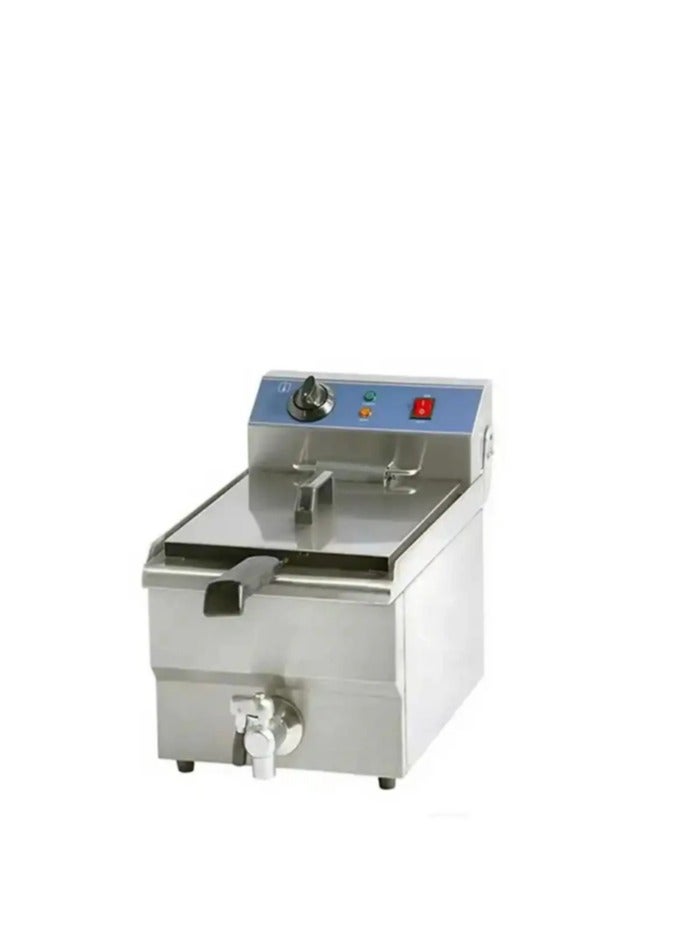 Commercial Big Size 16 Ltr Deep Fryer Machine Heavy Duty with Drain Tap