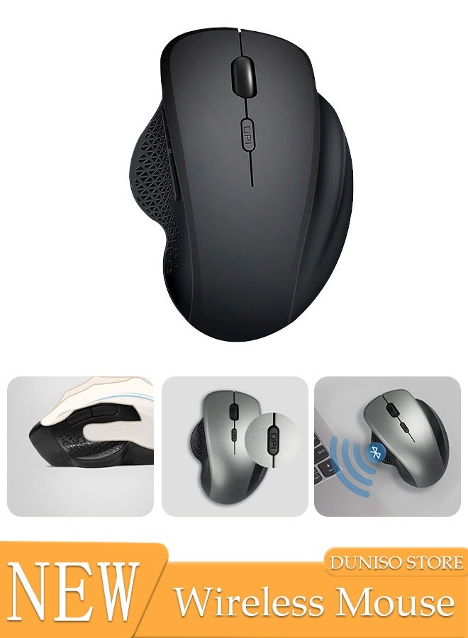 Bluetooth Mouse Wireless Mouse with 6 Buttons 3 Adjustable DPI Levels Ergonomic Computer Mouse for Laptop Computer Mac PC Windows Chromebook Notebook
