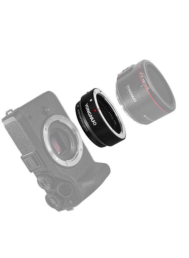 EF-EOSM II Lens Adapter Auto Focus Camera Mount Ring Electronic Aperture Control Waterproof with Bracket Compatible with Canon EF Lens to Canon EOS M2/M3/M5/M6/M10/M50/M100/M20 Camera Body