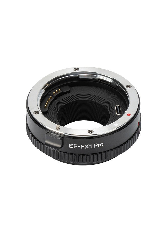 EF-FX1 Pro Auto Focus Lens Mount Adapter with Aperture Adjustment Ring Type-C Upgraded Replacement for Canon EF/EF-S Lens to Fuji X-T3 X-T30 X-T20 X-T100 X-E2 X-E3 X-Mount Mirrorless Cameras