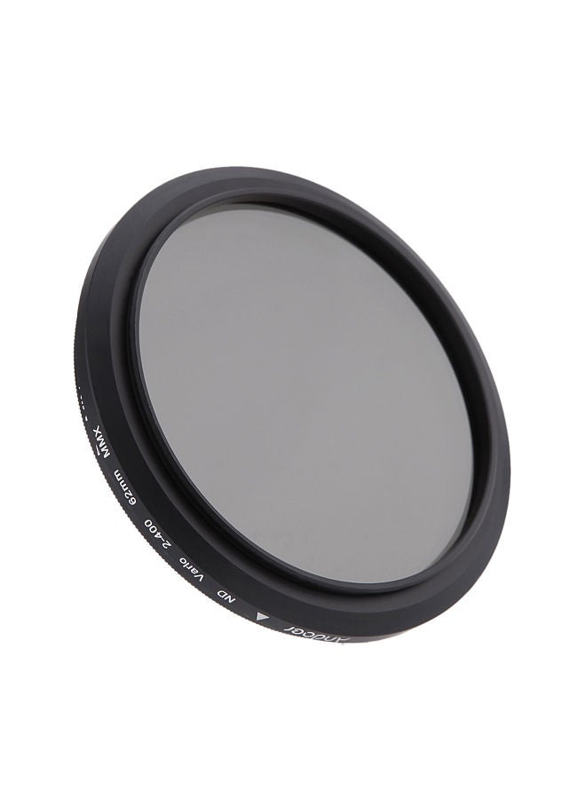 62mm ND Fader Neutral Density Adjustable ND2 to ND400 Variable Filter for Canon Nikon DSLR Camera