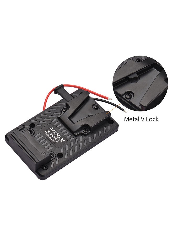 V-lock Battery Back Pack Plate Adapter Replacement for Sony V-Mount Battery