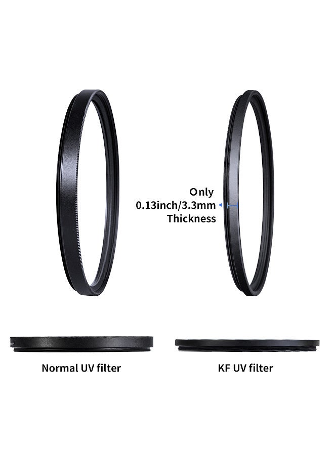 67mm Ultra Slim Multi Coated MC UV HD Lens Filter Compatible with Canon Nikon Sony DSLR Camera Lens