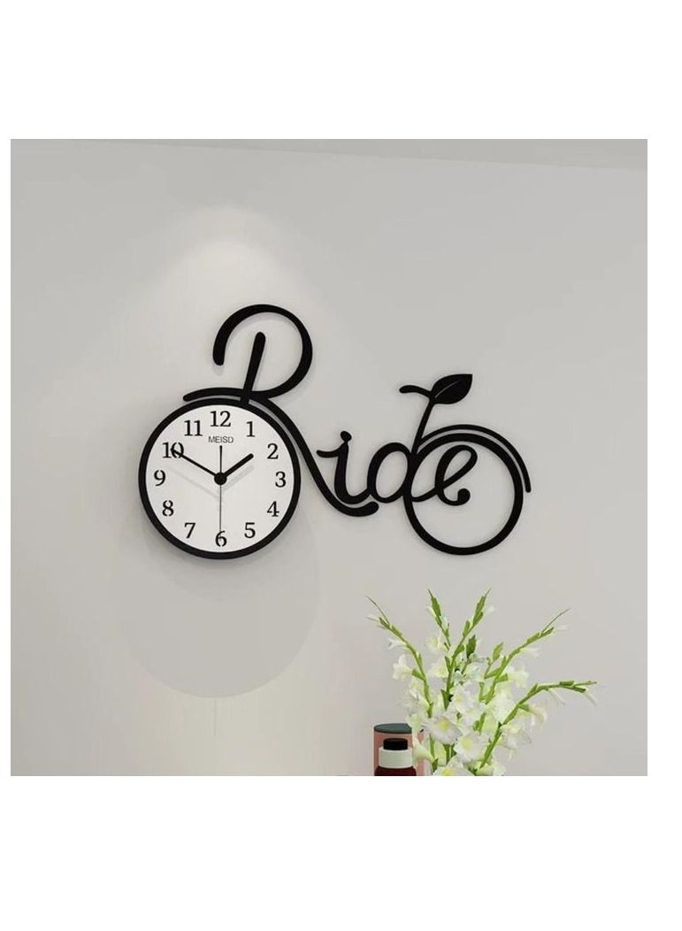 Ride Cycle Acrylic Wall Clock