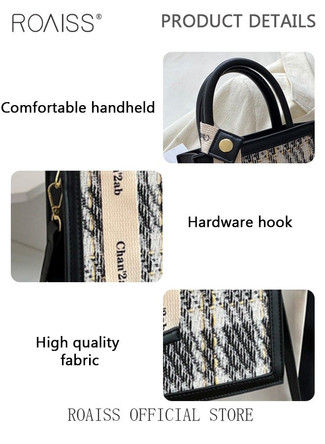 Women Stylish Crossbody Bag with Top Handle, Mini Shoulder Bag with Adjustable Strap, Elegant Chic Handbag for Ladies, Ideal for Dating, Shopping and Everyday Use