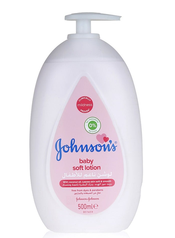 Johnson's baby soft lotion 500ml