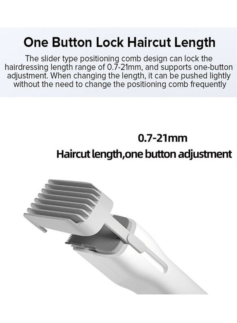 Hair Clipper Cordless, All-in-One Hair Trimmer for Men, 0.7mm -21mm Haircut Length, 2 Gears Speed, USB Fast Charging, with Oil, Professional Electric Beard Trimmer Grooming Kit for Men Kids Barbers