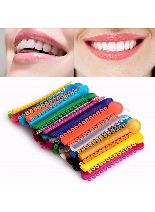 1pc Dental orthodontic consumables oral ligature ring orthodontic ligature ring plastic color ligature ring dental material