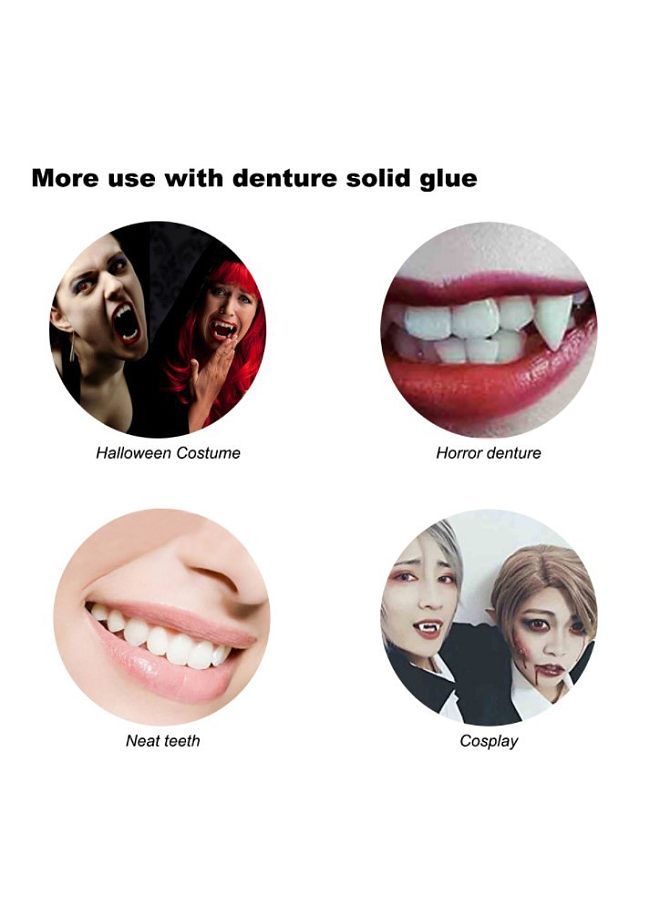 Solid Tooth Glue Tooth Repair Granules DIY Vampire False Teeth Zombie Teeth COSPLAY Props Makeup Tool
