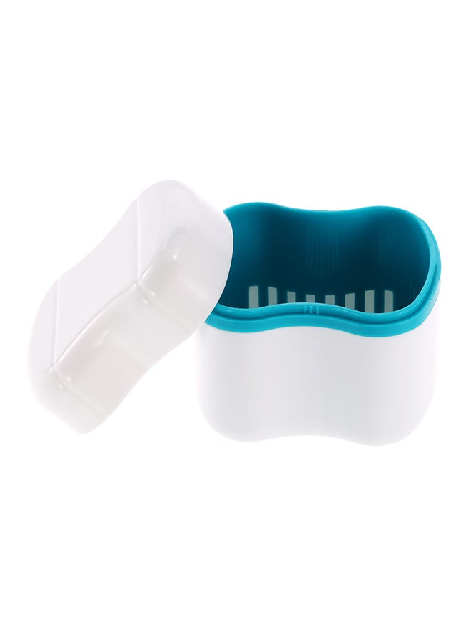 False Teeth Cleaning Container white&green 0.065kg