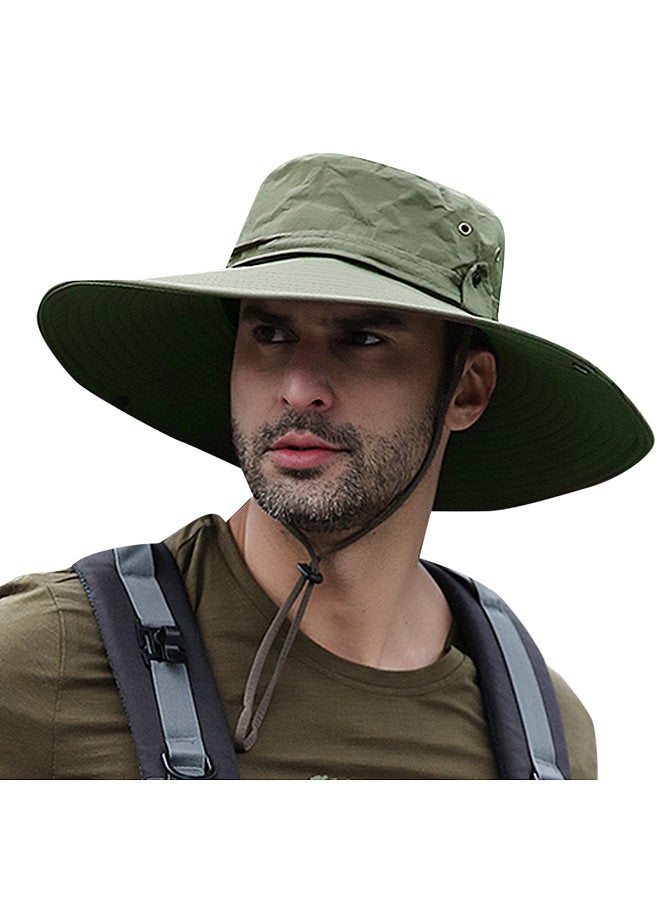 Sun Hat Wide Brim UV Protection Foldable Bucket Hat for Fishing Hiking Camping 12CM Brim