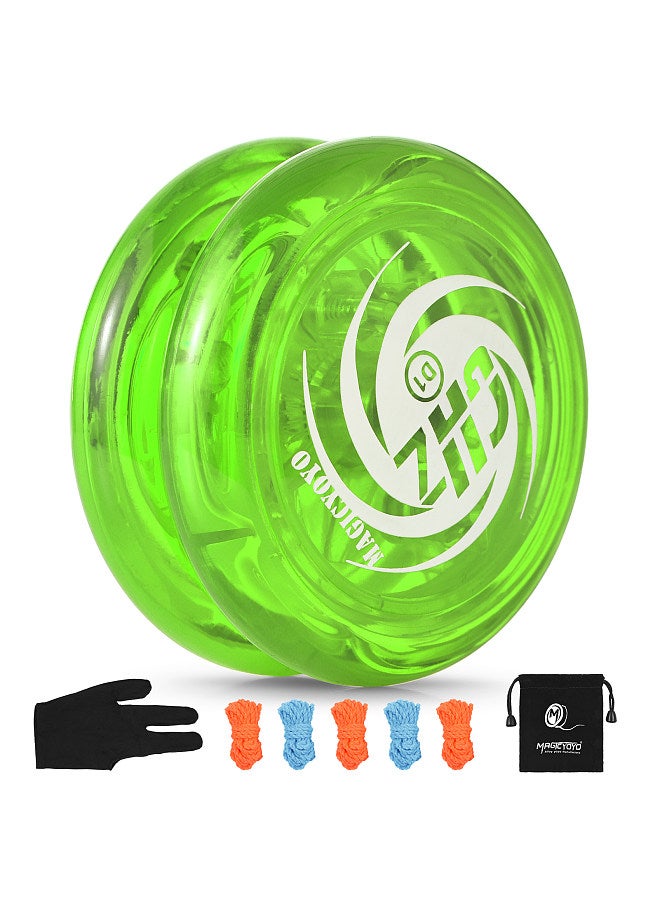 Responsive Yoyo for Kids Yo-Yo Ball with 5 Replacement Strings Glove Storage Pouch for Beginners