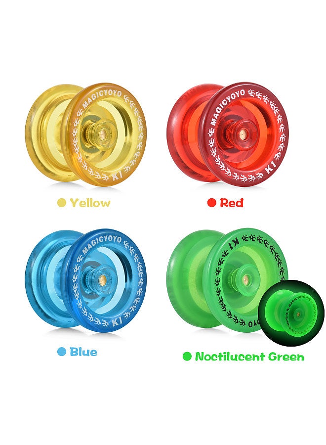 Unresponsive Yoyo for Kids Yo-Yo Ball with 5 Replacement Strings Glove Storage Pouch