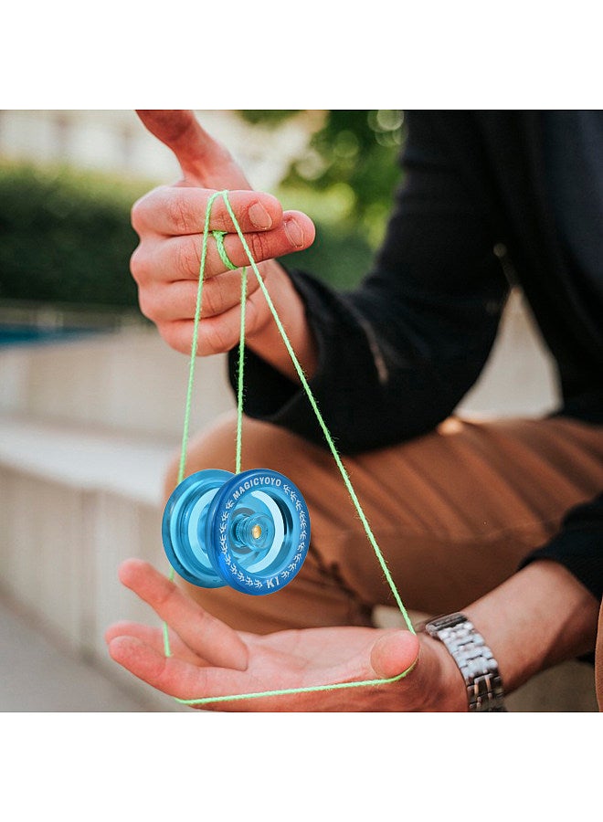 Unresponsive Yoyo for Kids Yo-Yo Ball with 5 Replacement Strings Glove Storage Pouch