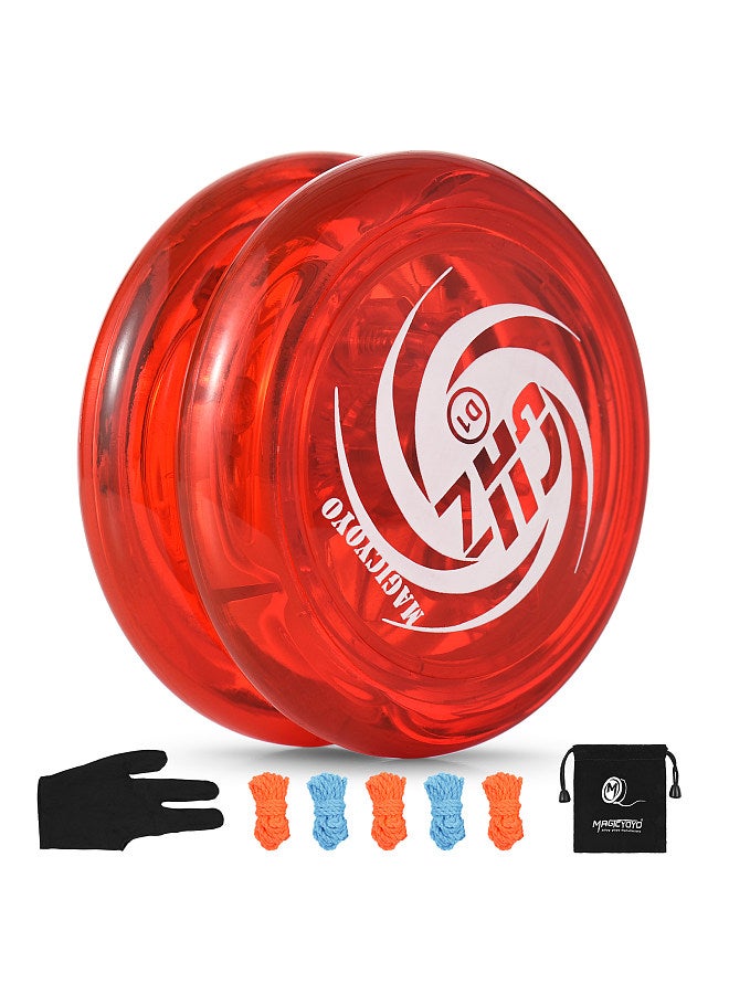Responsive Yoyo for Kids Yo-Yo Ball with 5 Replacement Strings Glove Storage Pouch for Beginners