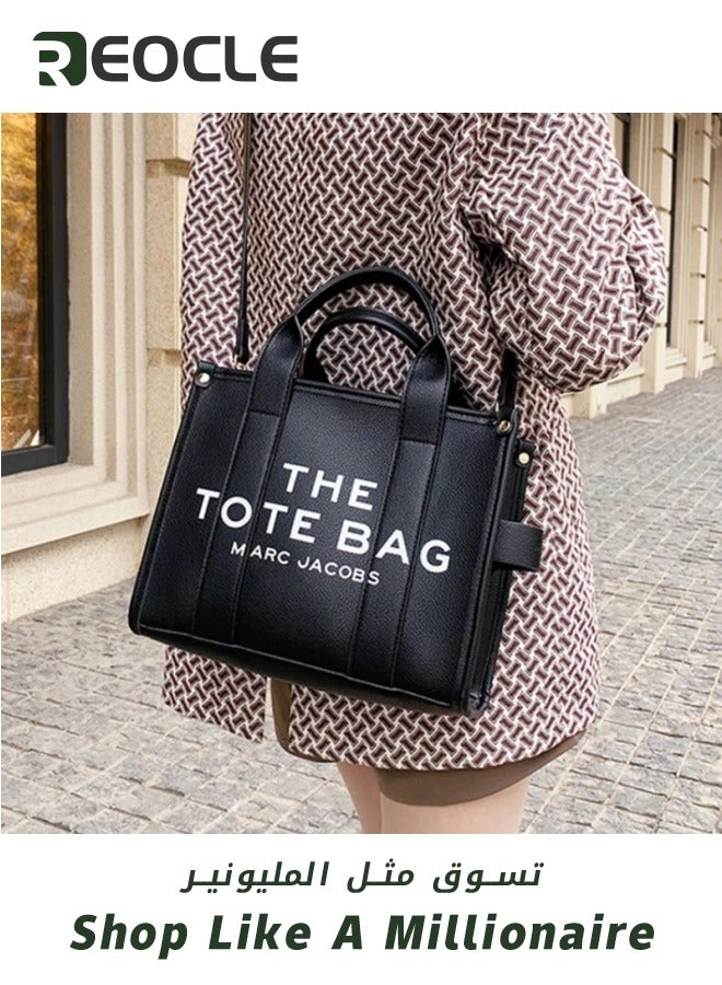 Tote Bag One-shoulder Cross-body Women's Bag Handbag Versatile Commuting Large-capacity Women's Bag Casual Simple Exquisite Workmanship Hardware Reinforcement