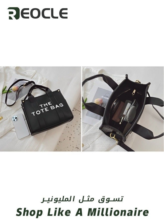 Tote Bag One-shoulder Cross-body Women's Bag Handbag Versatile Commuting Large-capacity Women's Bag Casual Simple Exquisite Workmanship Hardware Reinforcement
