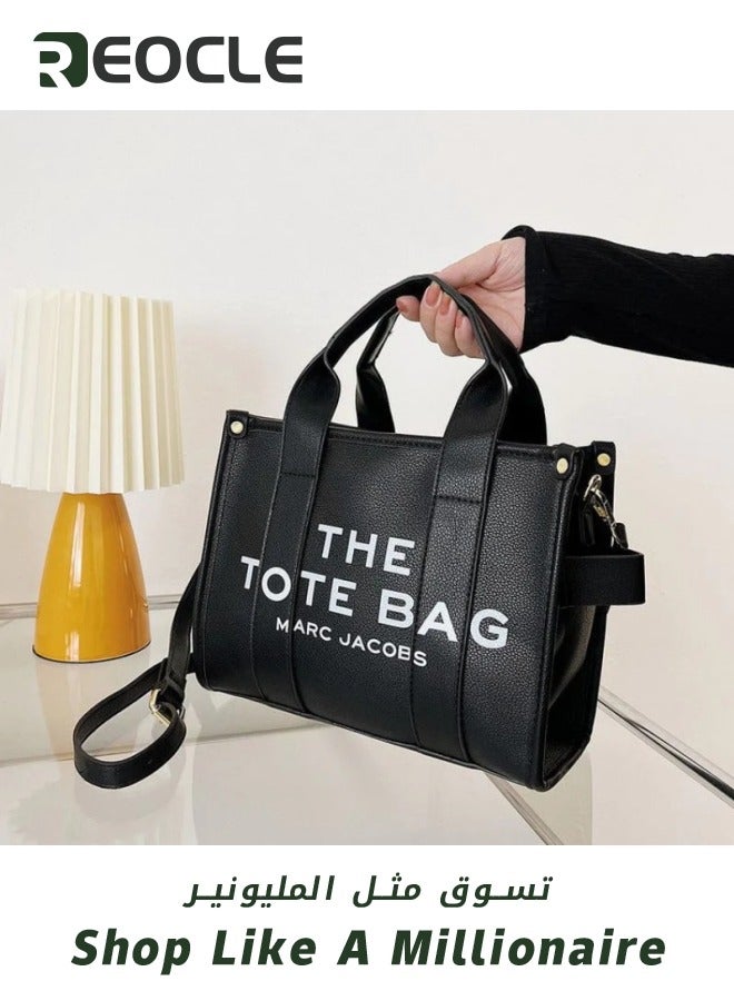 Tote Bag One-shoulder Cross-body Women's Bag Handbag Versatile Commuting Large-capacity Women's Bag Casual Simple Exquisite Workmanship Hardware Reinforcement