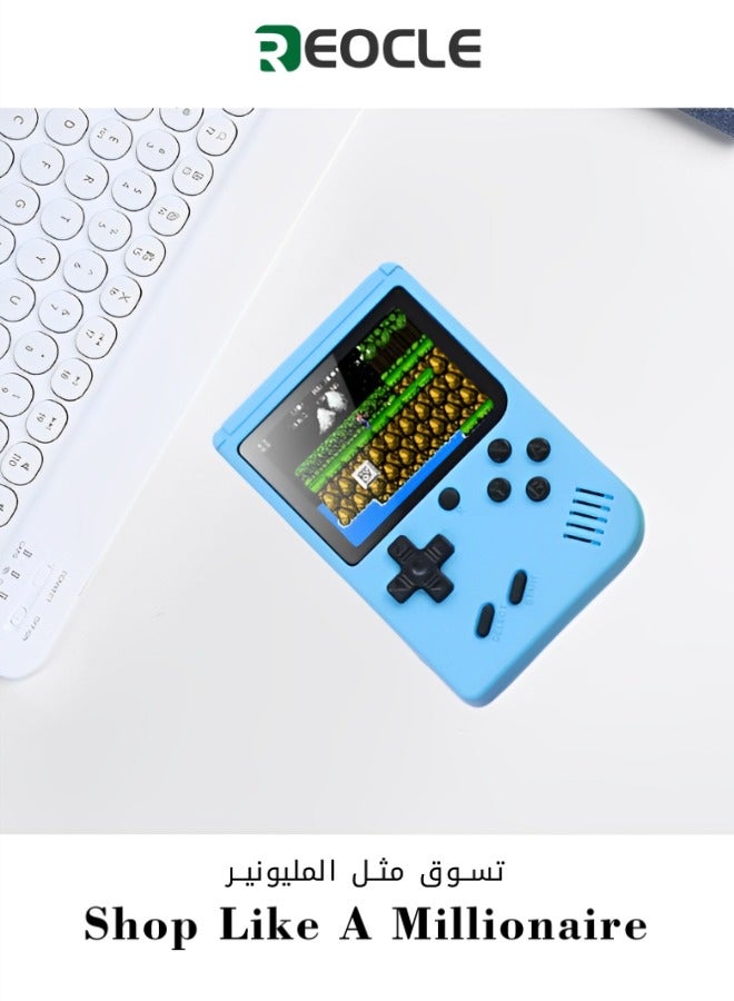Handheld Game Console Small Game Console Nostalgic Toys for Children and Students Retro Mini 3.0-inch Soft Light High-definition Color Screen 800 Classic Games Simple Cycle Charging Operation