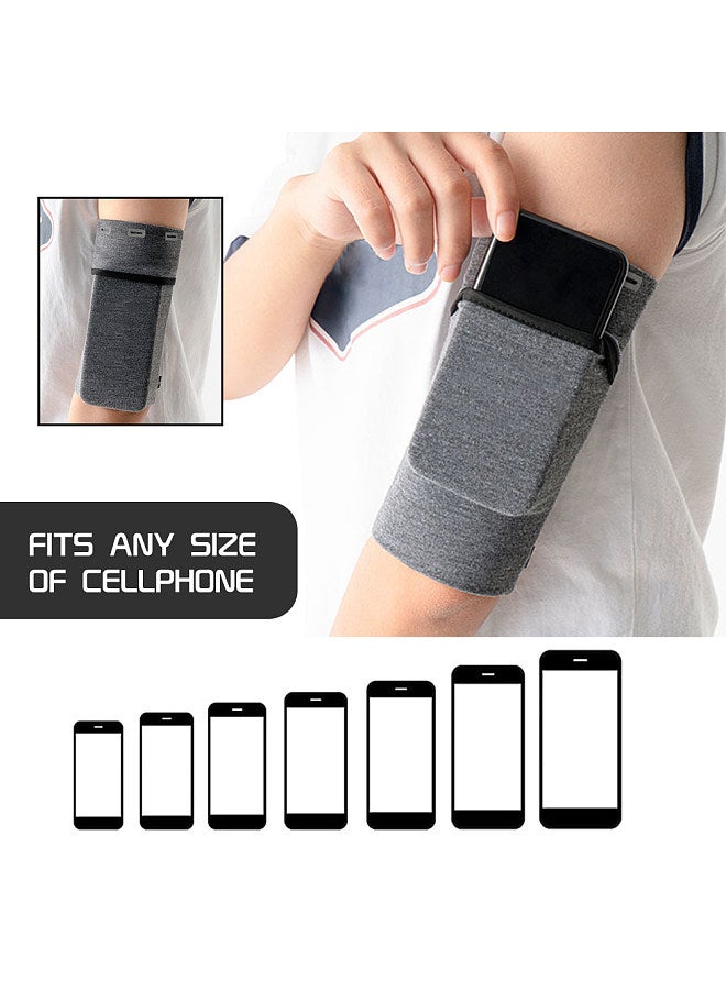 Phone Arm Band Gym Phone Holder Phone Arm Case Running Band for Running Riding Walking Hiking Arm Bag Cellphone Pouch