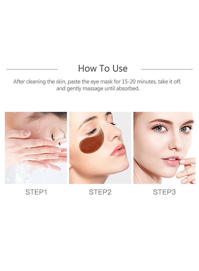 IMAGES 30 Pairs Firming Eye Mask Moisturizing Hydrating Eye Mask Anti-aging Fade Fine Lines Remove Dark Circles Soothing Eye Pads