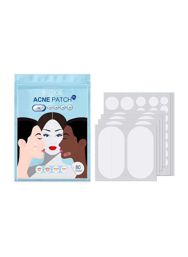 Acne Patch Invisible Pimple Patch Anti-Acne Closed Acne Waterproof Makeup Concealer Hydrocolloid Oil Pimple Patch
