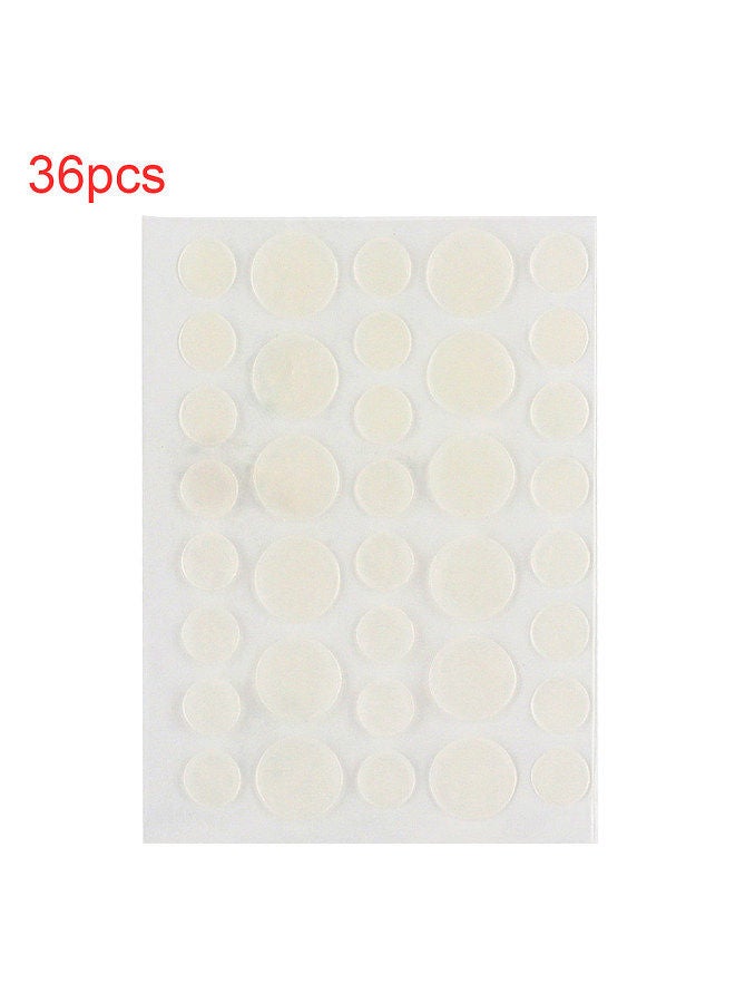 Acne Treatment Pads Patch Treatment of Acne Skin Face Available Sanitary Convenient Sticker Plaster Blemish Acne Remover, 8mm*24, 12mm*12